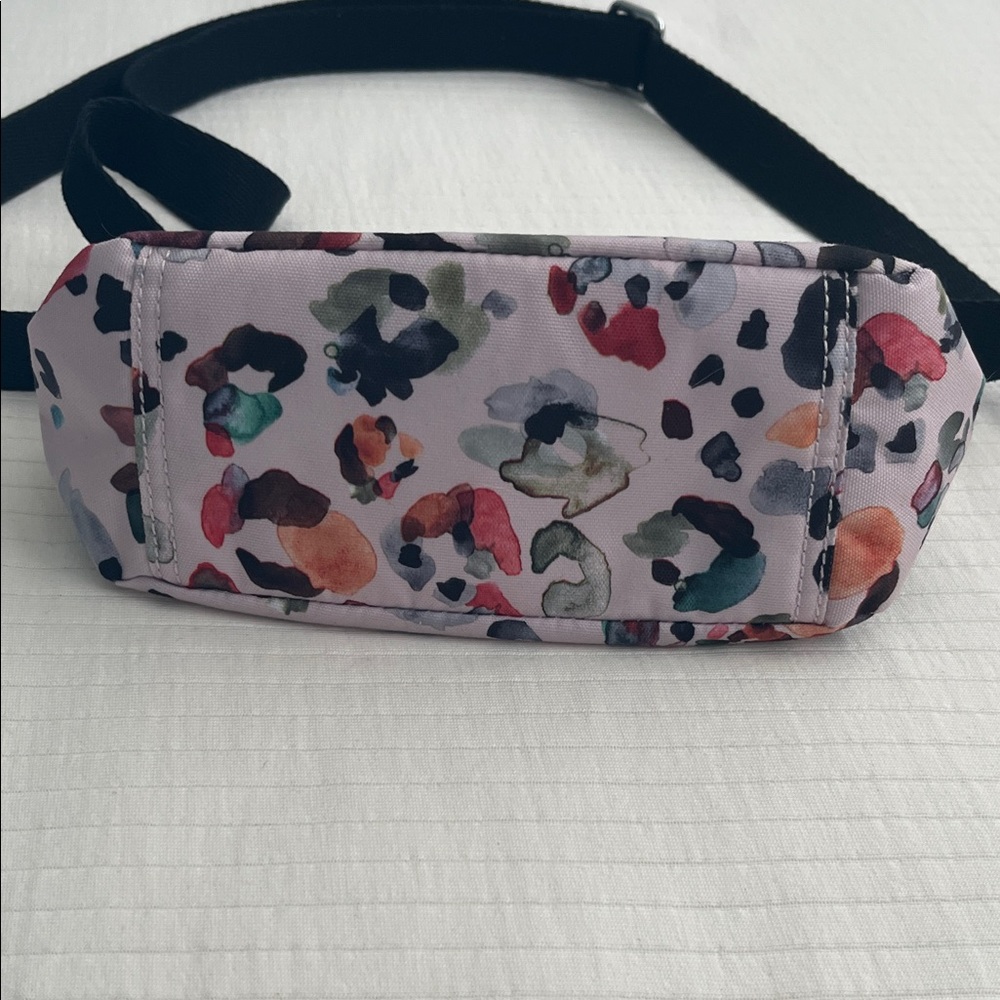 Kipling Colorful Animal Print Crossbody Bag with Black Strap - Picture 4 of 10